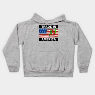 Trade in America Novelty Stock Trader Gift Kids Hoodie